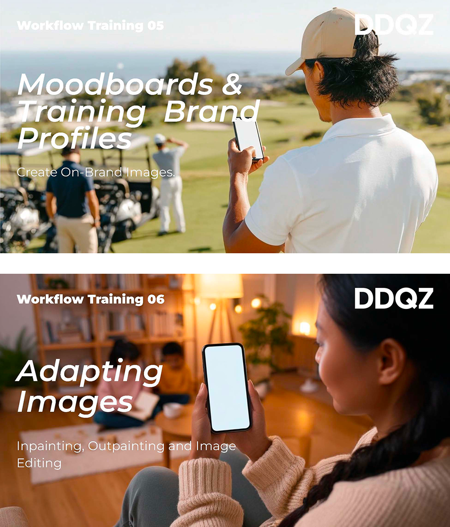 Workflow Training 05 · Moodboards & Training Brand Profiles — 06 · Adapting Images